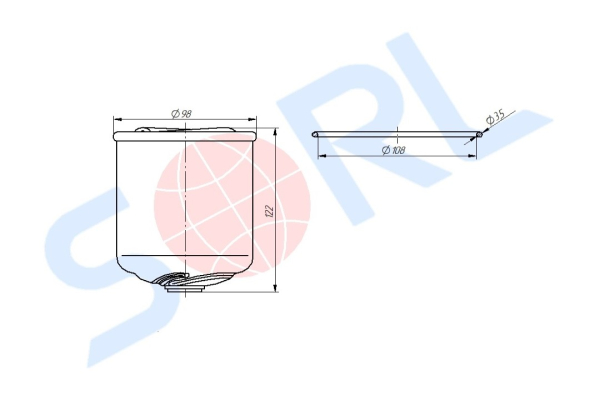 Фильтр масляный центрифуги RENAULT (Z13D94)