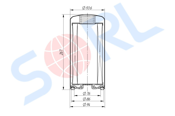 Фильтр топливный 1-14UNS CATERPILLAR (FF5624)